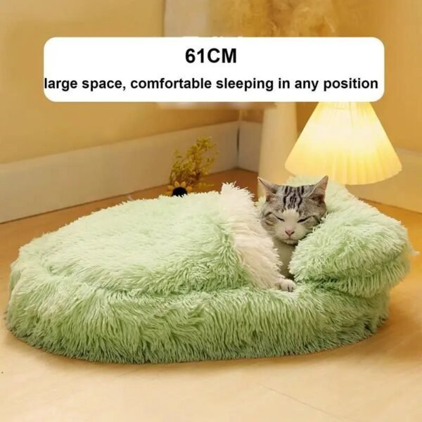 Fluffy Pet Beds Anti-Slip Puppy Nest Cave For Cold Winter Pet Supplies Comfortable Pet Sleeping Nest Cat Bed For Small Dog Puppy - Image 6