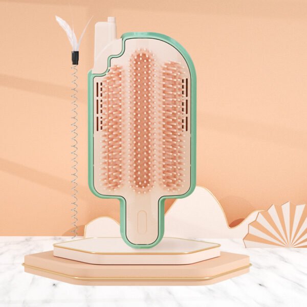 Cat Self Grooming Brush – Popsicle-Shaped Corner Massage Comb & Scratcher - Image 3