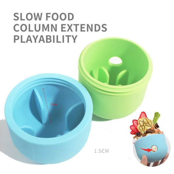 New 2 In 1 Pet Toys Products Dog Leakage Toy Ball Silicone Pet Supplies - Image 7