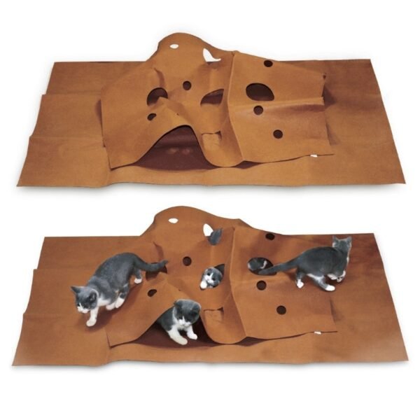 Cat Playing Mat Training Pet Activity Play Mats Collapsible Pets Rug Scratch Resistant Toys Bite Pad Dropshipping - Image 3