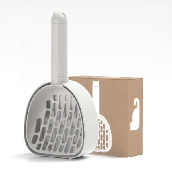 Cat Litter Scoop Plastic Cats Poop Scoop With Base Pets Cleanning Tool Cat Toilet Products Durable Litter Box Cleaner Shovel Pet Products - Image 6