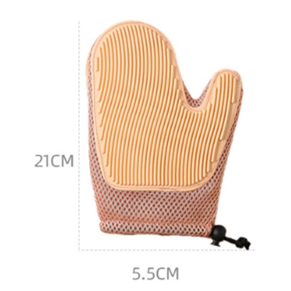 Cat Hair Glove Pet Fur Remover Glove Dog Grooming Glove Brush For Shedding Pet Hair Remover Mitt Cleaner Grooming Glove - Image 5