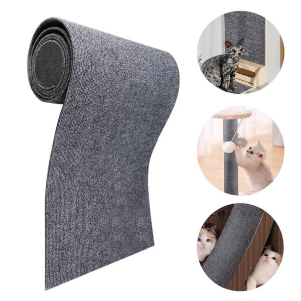 Self-Adhesive Carpet Cat Scratch Board – Sofa & Wall Protector for Cats - Image 3