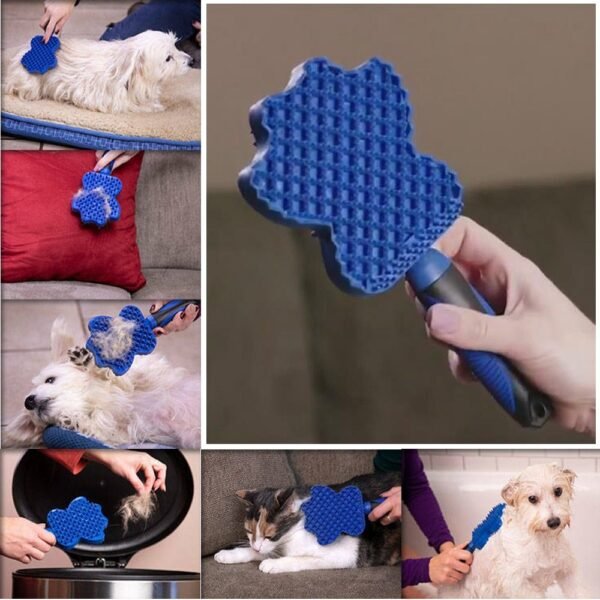 Pet Hair Remover Brush Gentle Pet Grooming Brush - Image 4