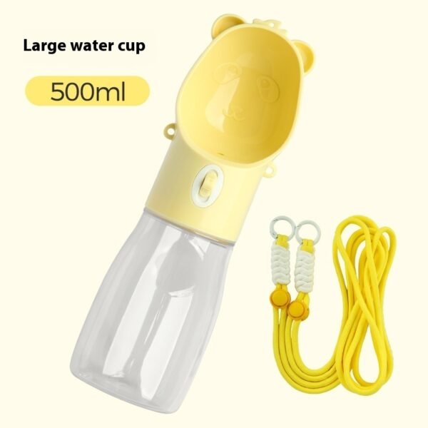 2 In 1 Portable Dog Water Bottle For Small Big Dogs Cat Outdoor Leak-proof Puppy Drinking Bowl With Food Container Pets Feeder Pet Products - Image 8