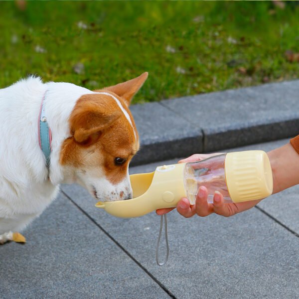 2 In 1 Portable Dog Water Bottle For Small Big Dogs Cat Outdoor Leak-proof Puppy Drinking Bowl With Food Container Pets Feeder Pet Products - Image 10