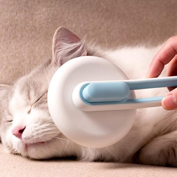Pet Dog Hair Remover Cat Brush Grooming Tool Automatic Massage Comb Round Hair Brush For Cat Dog Pet Supplies - Image 5