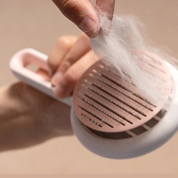 Pet Dog Hair Remover Cat Brush Grooming Tool Automatic Massage Comb Round Hair Brush For Cat Dog Pet Supplies - Image 6