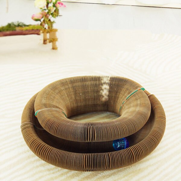 Organ Corrugated Paper Wear-resistant Non-flaking Foldable Cat Scratching Board Pet Products - Image 2