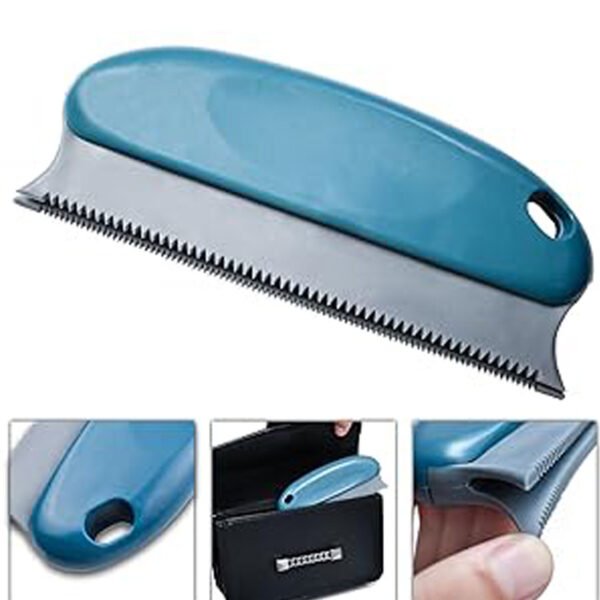Pet Hair Remover Brush Cat Dog Hair Remover Comb Pet Hair Detailer For Car Interiors Furniture Carpet Couch Sofa Bed Clothes Blinds Pet Hair Cleaning Remover Brush Cat & Dog Hair Lint Remover Brush - Image 4