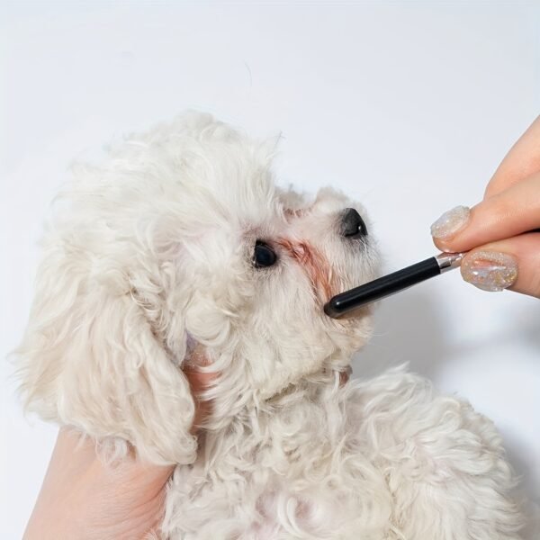 Pet-friendly Eye Grooming Brush Soft Tear Stain Remover With Comb For Dogs And Cats Ambidextrous Design Pet Hair Remover Dog Brush For Hair Removal And Grooming - Image 4