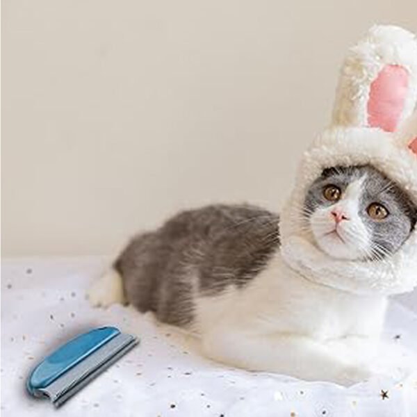 Pet Hair Remover Brush Cat Dog Hair Remover Comb Pet Hair Detailer For Car Interiors Furniture Carpet Couch Sofa Bed Clothes Blinds Pet Hair Cleaning Remover Brush Cat & Dog Hair Lint Remover Brush - Image 5