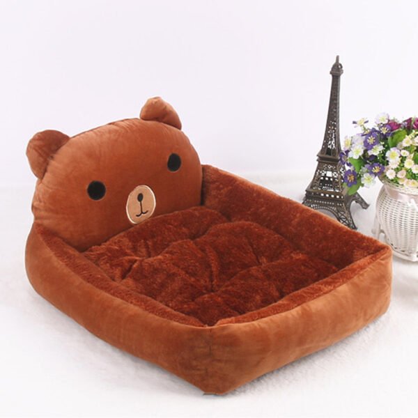 Winter Warm Puppy Cat Bed Sofa Washable Cartoon Pet Beds For Small Dogs CatsPets Products Accessories - Image 9