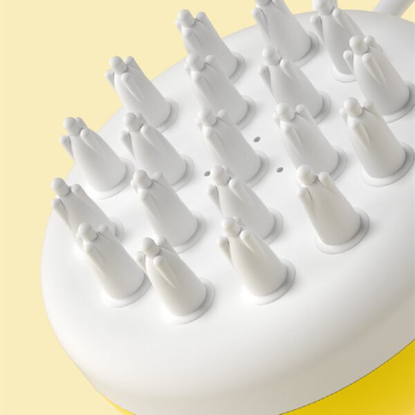 Pet Dog Cat Bath Brush 2-in-1 Pet SPA Massage Comb Soft Silicone Pet Shower Hair Grooming Cmob Dog Cleaning Tool Pets Supplies - Image 4