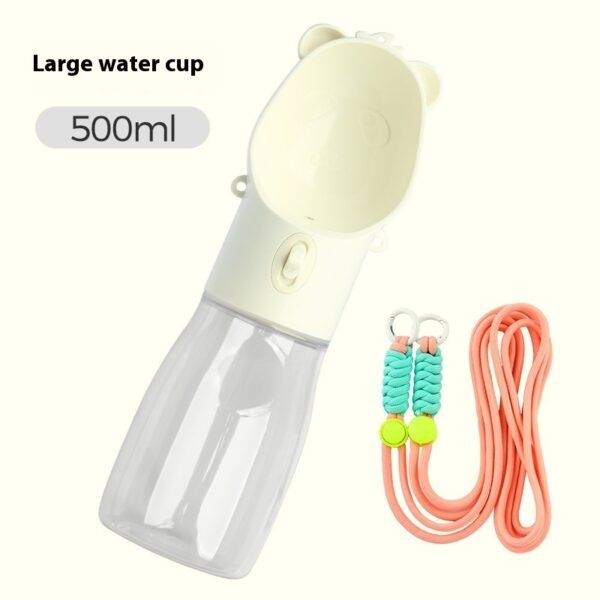 2 In 1 Portable Dog Water Bottle For Small Big Dogs Cat Outdoor Leak-proof Puppy Drinking Bowl With Food Container Pets Feeder Pet Products - Image 7