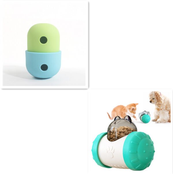 New 2 In 1 Pet Toys Products Dog Leakage Toy Ball Silicone Pet Supplies - Image 3