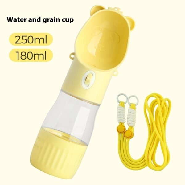 2 In 1 Portable Dog Water Bottle For Small Big Dogs Cat Outdoor Leak-proof Puppy Drinking Bowl With Food Container Pets Feeder Pet Products - Image 9