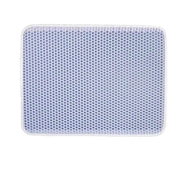 Cat Litter Mat Pet Solid Color Waterproof Cat Litter Mat Easy Clean Scatter Control Pets Supplies - Image 10