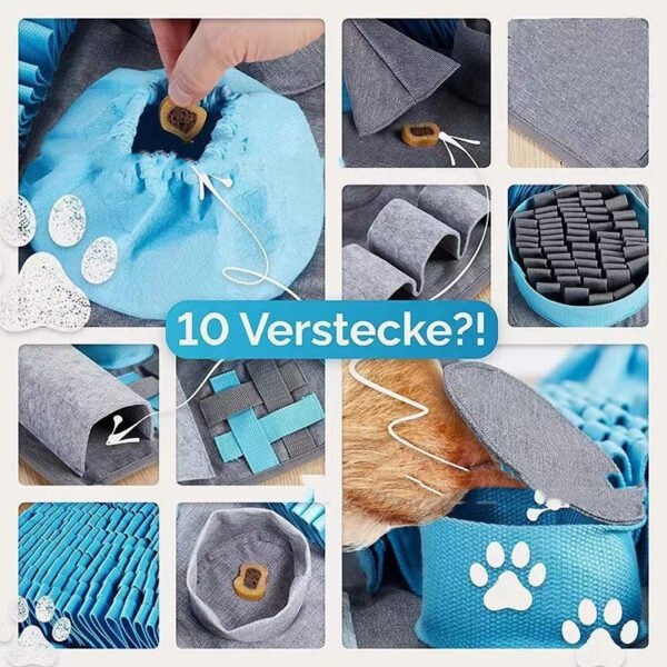 Pet Sniffing Pad To Find Food Tunnel Maze Sniffing Training Blanket Dog Products Pet Supplies - Image 3