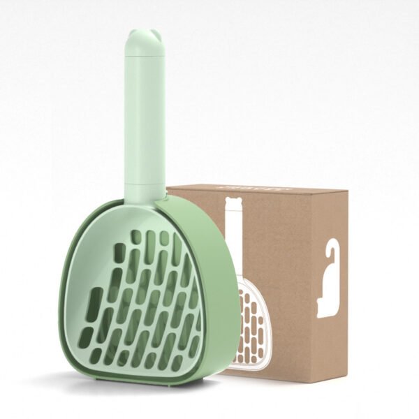 Cat Litter Scoop Plastic Cats Poop Scoop With Base Pets Cleanning Tool Cat Toilet Products Durable Litter Box Cleaner Shovel Pet Products - Image 4