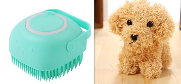 Pet Products Amazon Hot Silicone Dog Bath Brush - Image 3