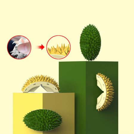 Durian Shaped Toy Hair Remover In The Corner Pet Products Cat Supplies