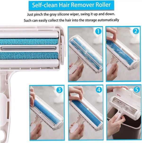 Clothes Quilt Sofa Hair Brush Pet Paint Roller Type Hair Remover - Image 6