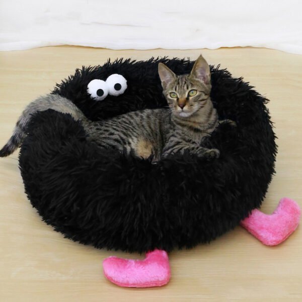 Long Plush Nest For Pets, Thick And Warm Mat For Small And Medium Shiba Inu, Deep Sleep Nest For Puppies, Autumn And Winter - Image 10
