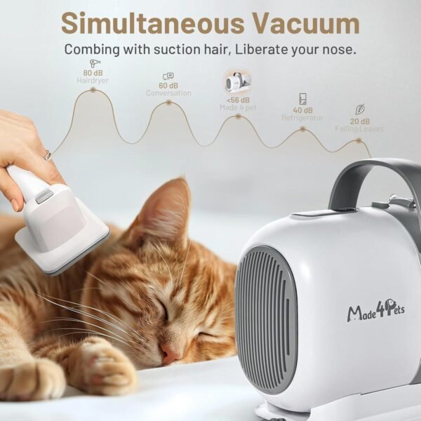 Dog Grooming Kit Pet Hair Cleaning Low Noise Vacuum Cleaner And Various Tools - Image 2