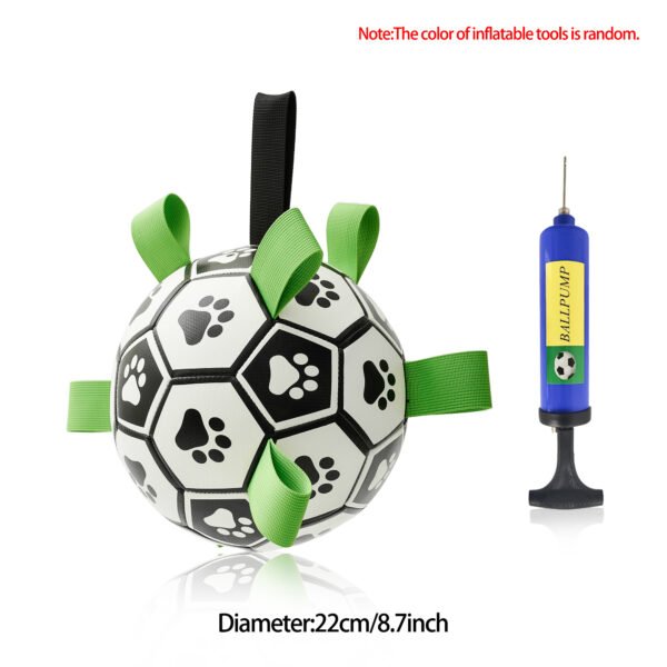Interactive Dog Football Toy Soccer Ball Inflated Training Toy For Dogs Outdoor Border Collie Balls For Large Dogs Pet Supplies - Image 2