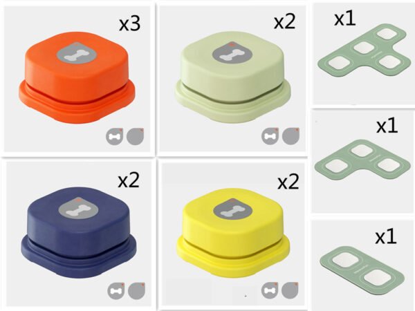 4 Colors Pet Communication Button One-click Prevent Physical Inactivity Recordable Dog Talking Button Toy Cat Toy Pet Products - Image 10