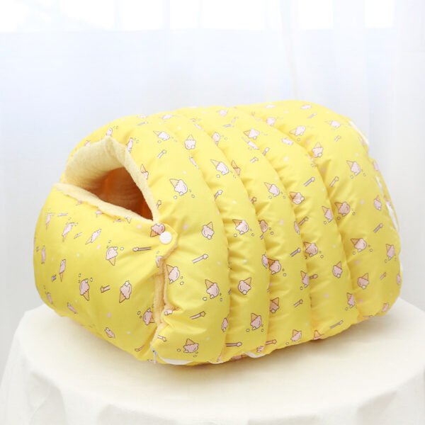 Enclosed Cat House – 4-Season, Removable & Washable Cozy Cat Bed. - Image 3