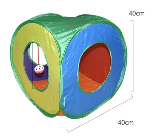 Pet Tunnel Cat Rainbow Interactive Toy - Image 8