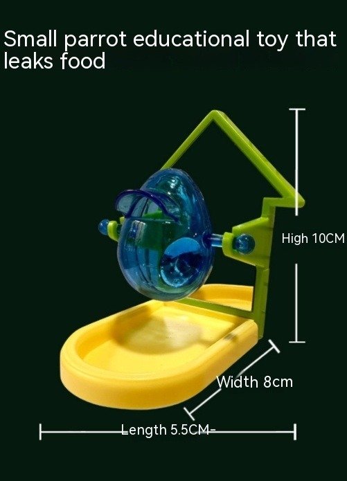 SmartFeeder Parrot Food Leakage Toy – Interactive Bird Cage Feeder - Image 2
