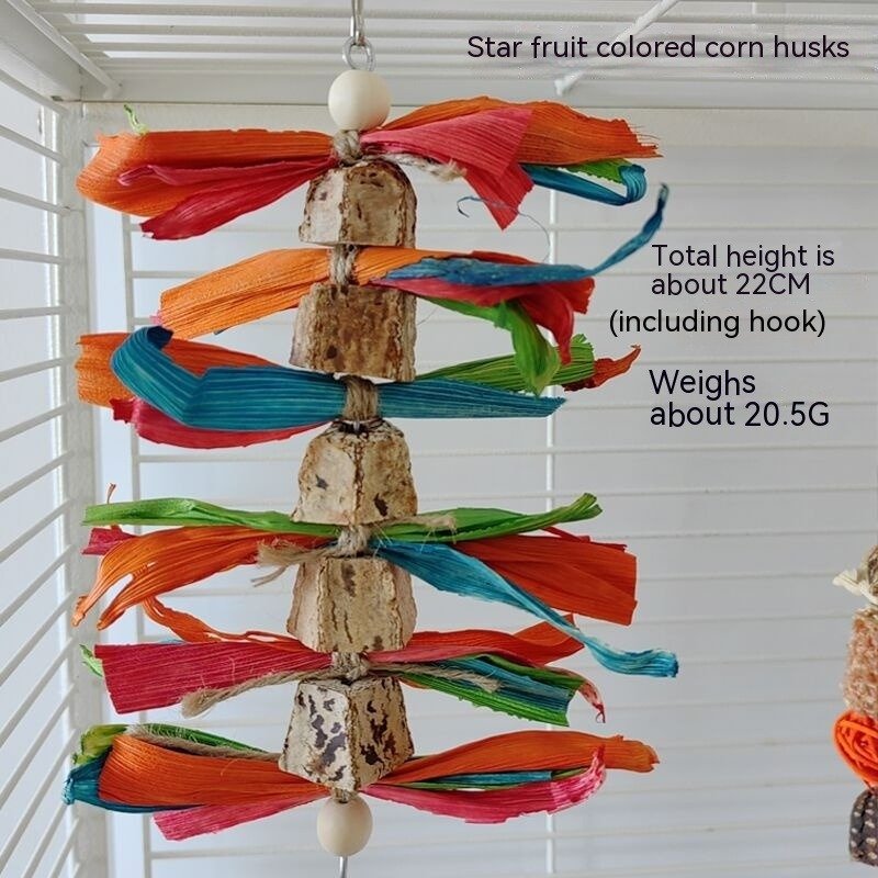 Essential Interactive Parrot Toys – Bite Supplies & Cage Stand Rod - Image 2