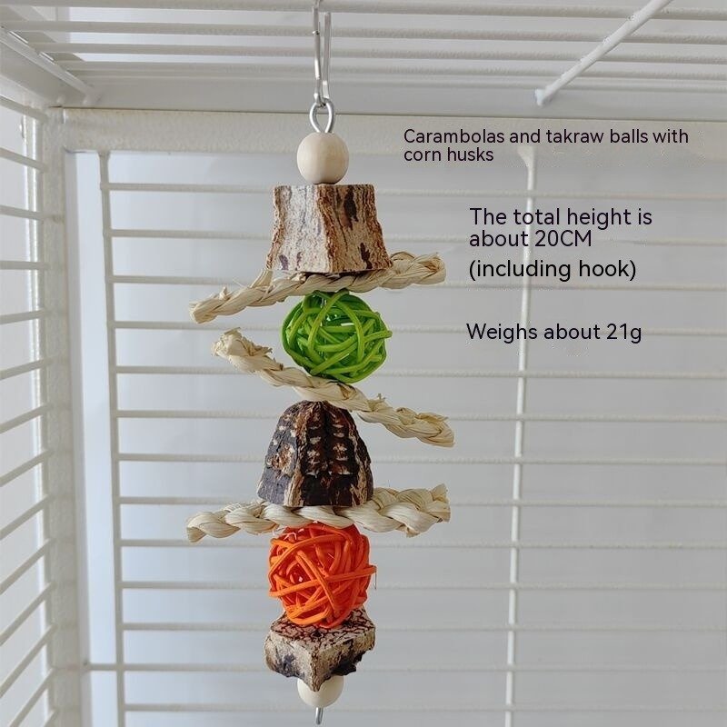 Essential Interactive Parrot Toys – Bite Supplies & Cage Stand Rod - Image 8
