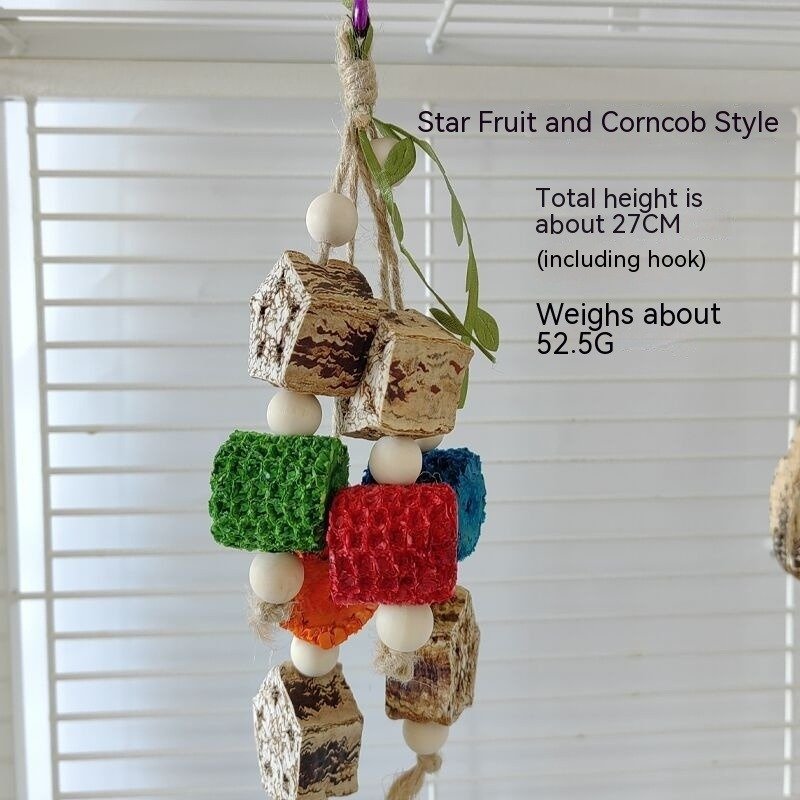 Essential Interactive Parrot Toys – Bite Supplies & Cage Stand Rod - Image 5